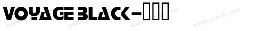 Voyage Black字体转换